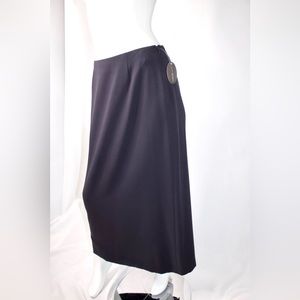 Valerie by Valerie Stevens Long Navy Skirt New With Tags Size 6